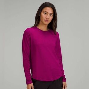 Lululemon Love Long Sleeve Shirt - Magenta Purple